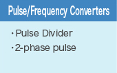 Pulse/Frequency Converters
