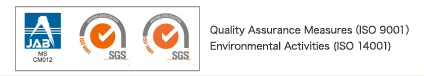 Quality Assurance Measures (ISO 9001), Environmental Activities (ISO 14001)