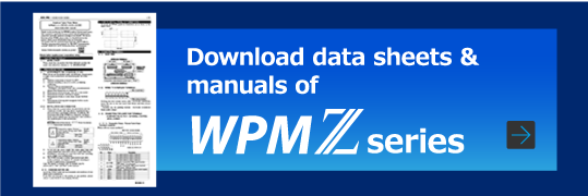 Download data sheets & manuals of WPMZ series