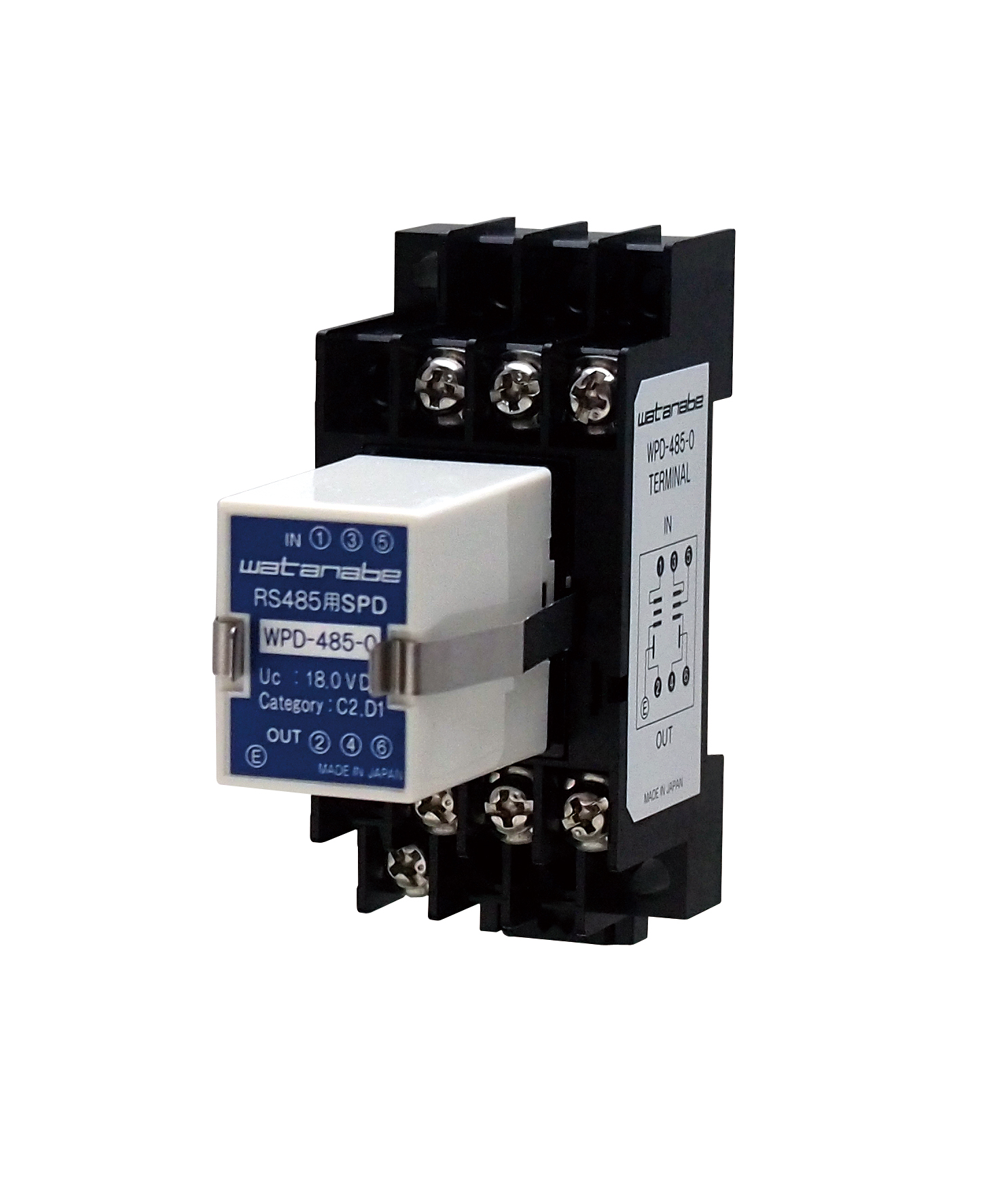 避雷器/百葉箱/記録計 | RS-485用SPD | WPD-485 | 渡辺電機工業